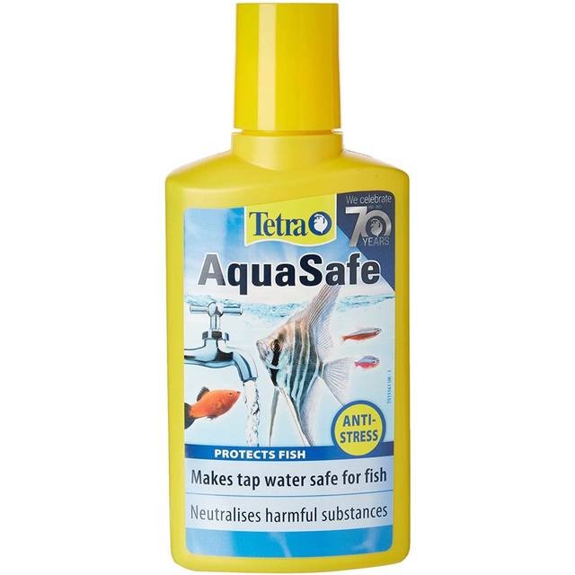 Tetra AquaSafe to Turn Tap Water into Safe and Healthy Water for Fish and Plants, 250 ml