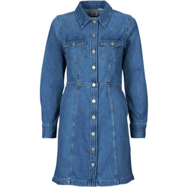 Levis  Dress FLYNN WESTERN CORE DRESS  - EU M - Blue - EU M