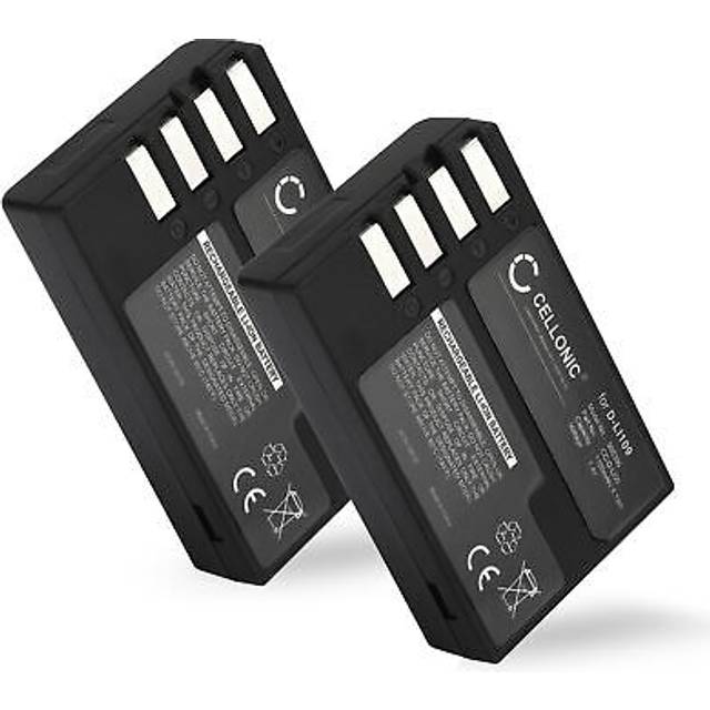 2x replacement camera battery for pentax k-70 k-50 k-500 kp k-30 k-r k-s1 k-s2