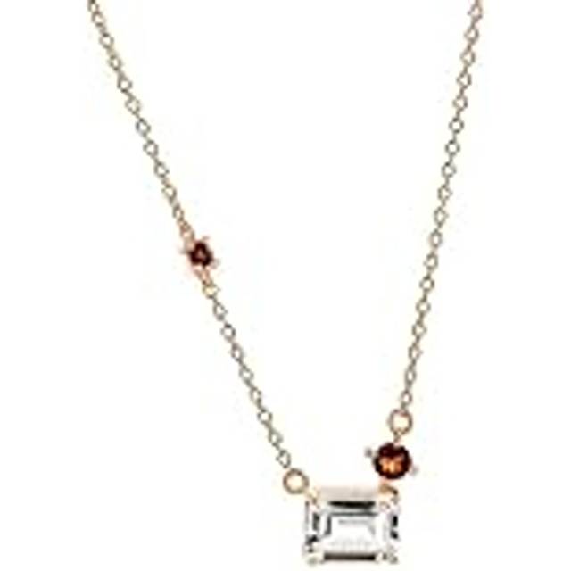 Orphelia 'Fira' WoMens 925 Sterling Silver Necklace - Rose ZK-7571/RG - One Size