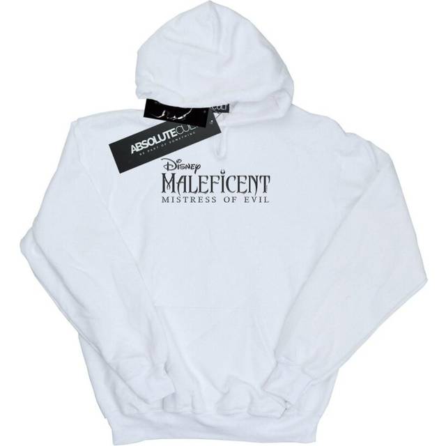 Maleficent Mistress Of Evil Logo Hoodie - White - S