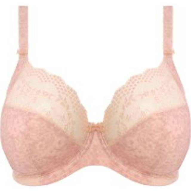Elomi Womens Lucie Plunge Bra - Pink Polyamide - Size 42G