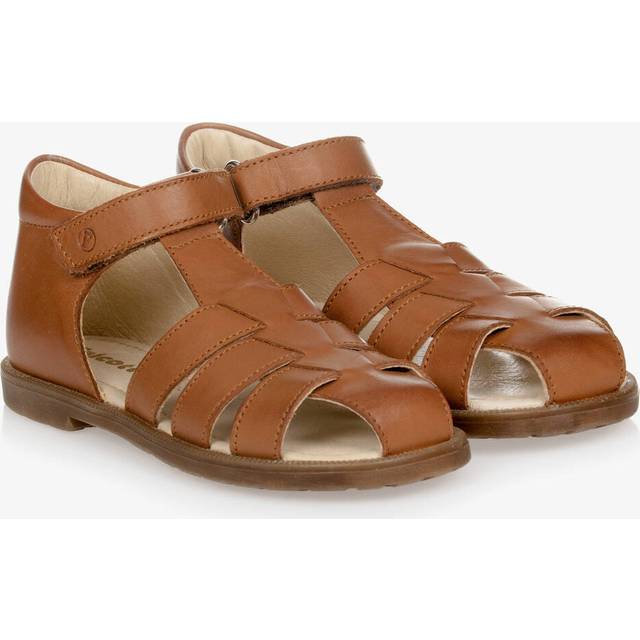Falcotto By Naturino Boys Brown Leather Sandals - 23