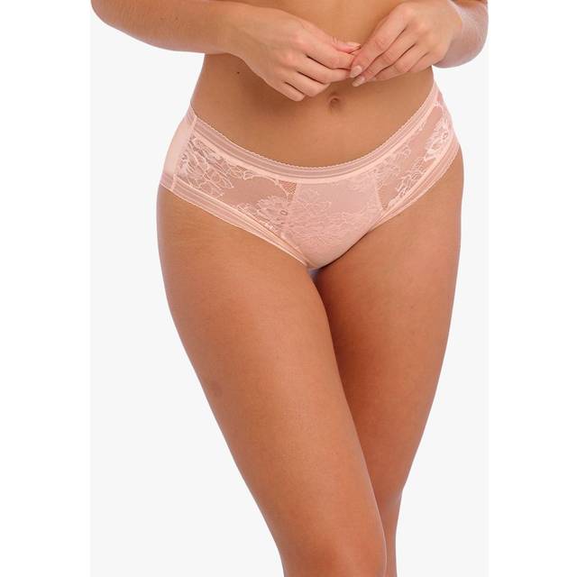 Fantasie Womens Fusion Lace Brief - Pink Polyamide - Size Large