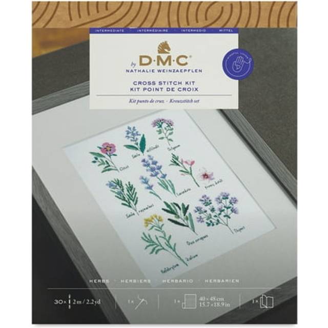 DMC Herbs Sampler Cross Stitch Kit
