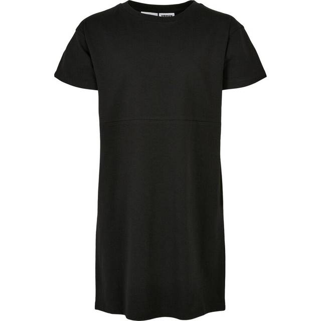 Urban classics mädchen girls organic oversized tee dress black
