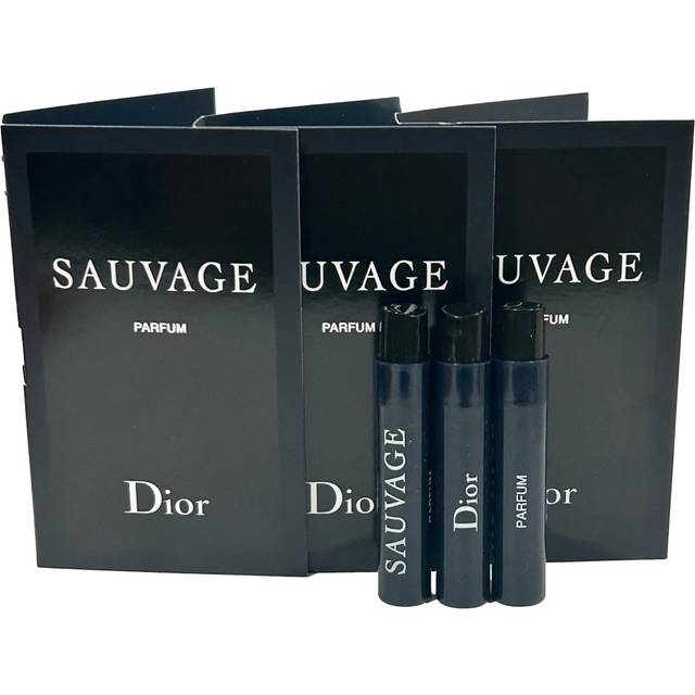 Dior Christian SAUVAGE MEN Sample Perfume EDP Vial 1 ml /0.03 oz - 3 PCS - Set of 3