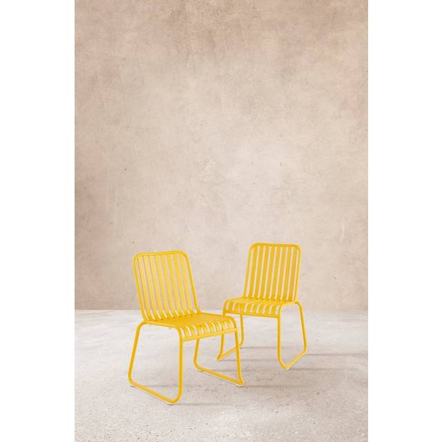 Jotex - BELLEVILLE utestol 2-pack - Gul