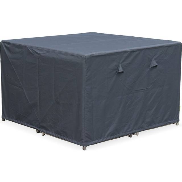 Sweeek - Protective cover for garden sofa set, Vabo 8, Vabo 8, Charcoal Grey, 112x112x70 cm