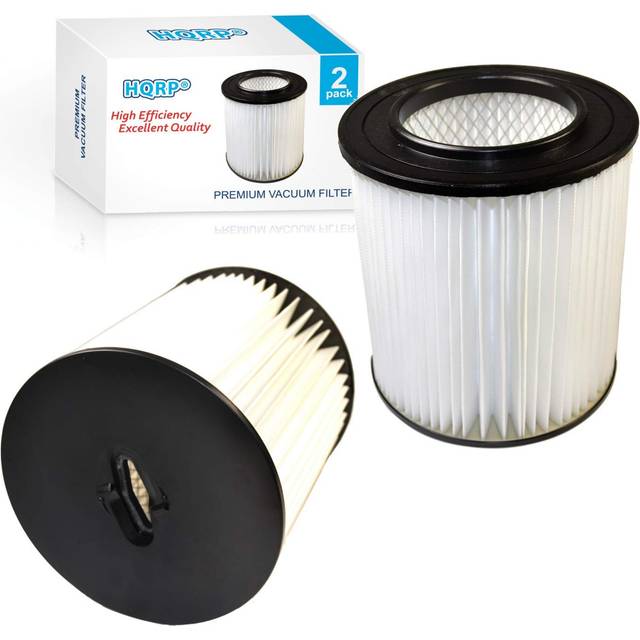 "HQRP 2-Pack 7"""" Filter Compatible with Dirt Devil Pro 390  590  690  8"