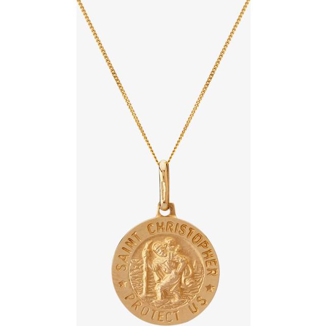 9ct Gold St Christopher Medallion 1-61-7719