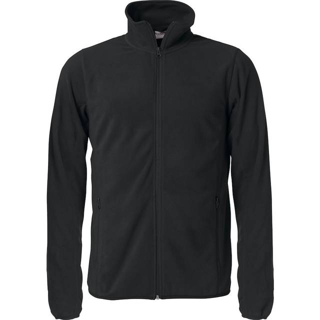 Clique Mens Basic Microfleece fleecejacka L svart