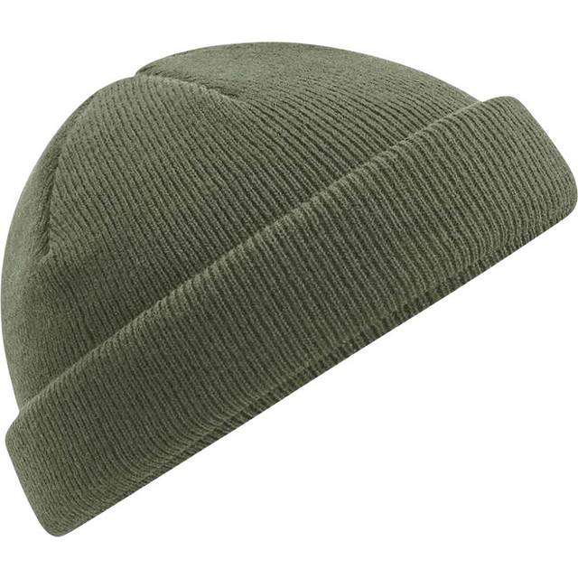 (One Size, Olive Green) Beechfield Unisex Adult Fisherman Recycled Beanie