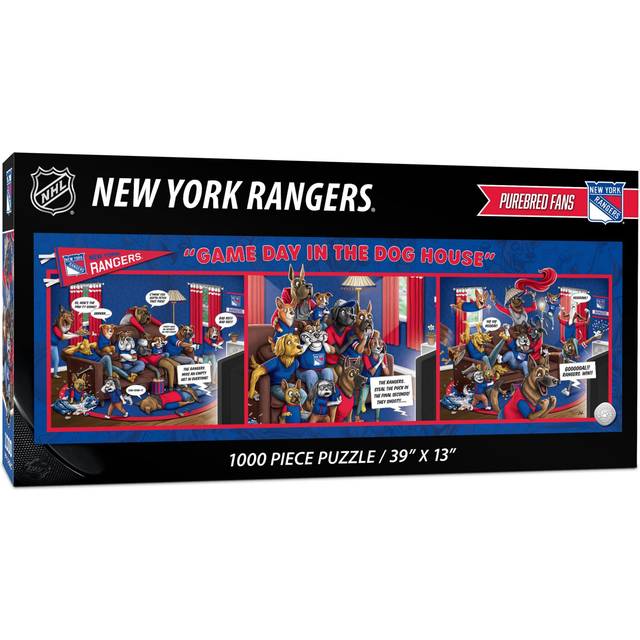 YouTheFan NHL New York Rangers Game Day in The Dog House 1000pc Puzzle
