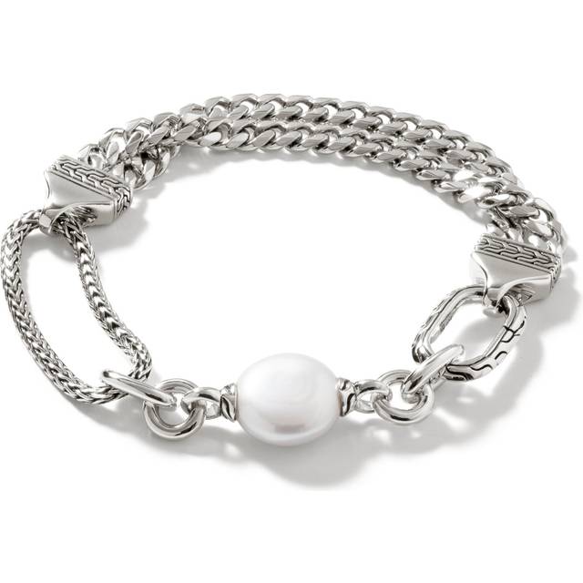 John Hardy Silver Pearl Essentials Bracelet