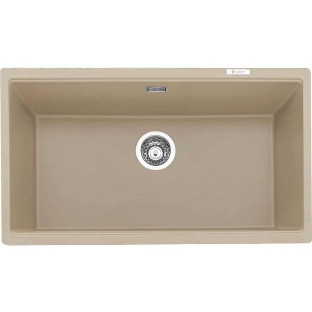 Caple LEE760DS Leesti 760 Single Bowl Undermount Granite Sink Desert Sand