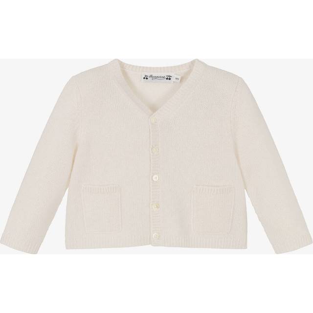 Bonpoint Girls Ivory Cashmere Cardigan - 18 month
