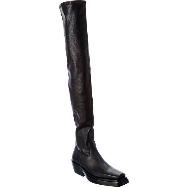 Bottega Veneta The Lean Leather Over-The-Knee Boot