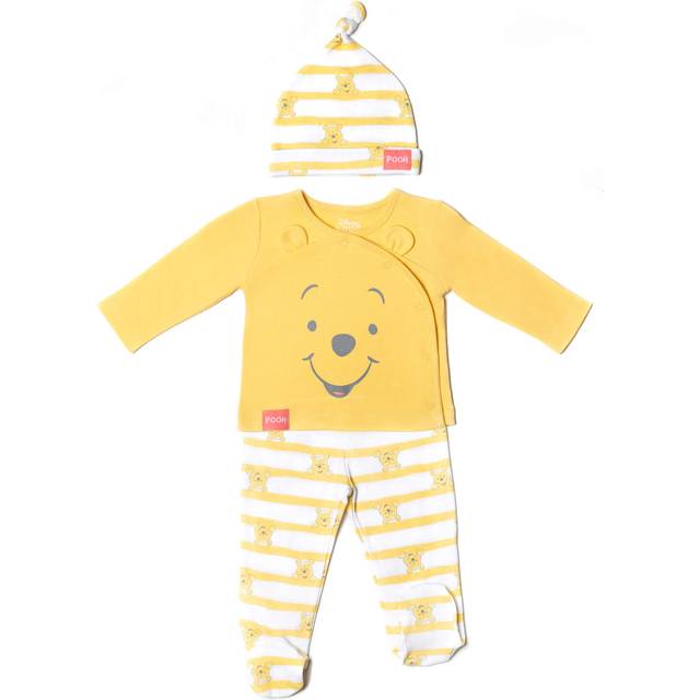 Disney Winnie the Pooh Newborn Baby Boys Jacket Pants and Hat 3 Piece Outfit Set 3-6 Months