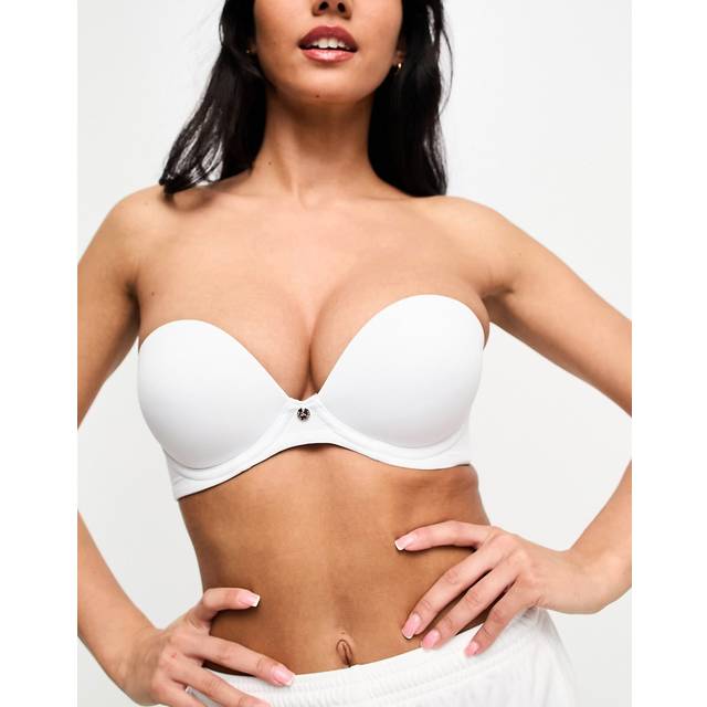 Boux Avenue Boux Avenue -PLUNGE STRAPLESS BRA - White, White, Size 30B, Women
