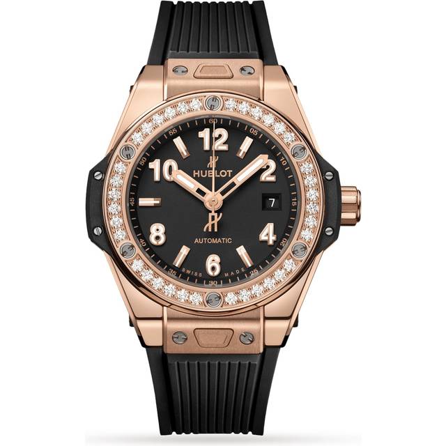 Big Bang One Click King Gold Diamonds 33mm Watch