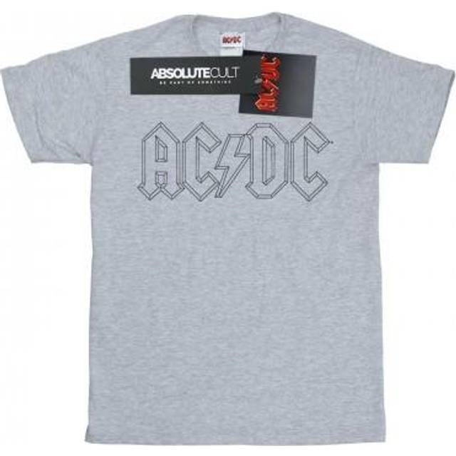 Black Outline Logo T-Shirt - Grey - 5-6 Years