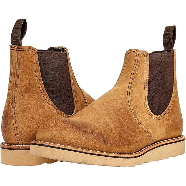 Red wing mens boots classic chelsea slip-on suede leather