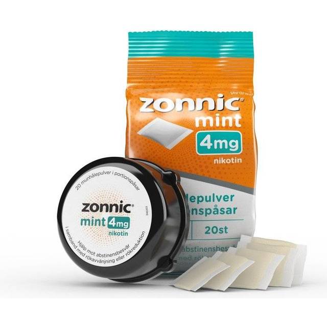 Zonnic Mint, munhålepåse 4 mg, 20 st