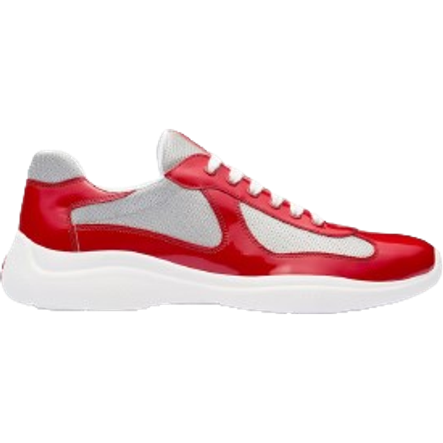 【関税&送料込】Prada Prada America S Cup Sneakers Prada Patent Leather And Technical Fabric Prada America's