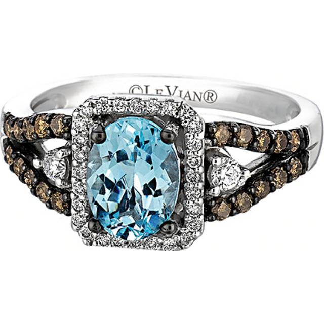 Le Vian 14K 1.47 ct. tw. Diamond & Aquamarine Ring