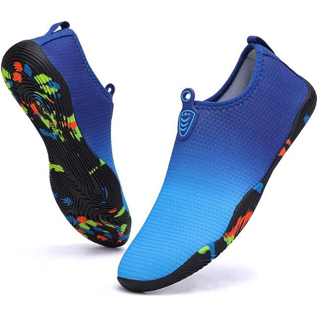 Vsufim Quick-Dry Water Sports Barefoot Shoes Aqua Socks for Swim Beach Pool Surf Yoga for Women Men 6 Women/5 Men
