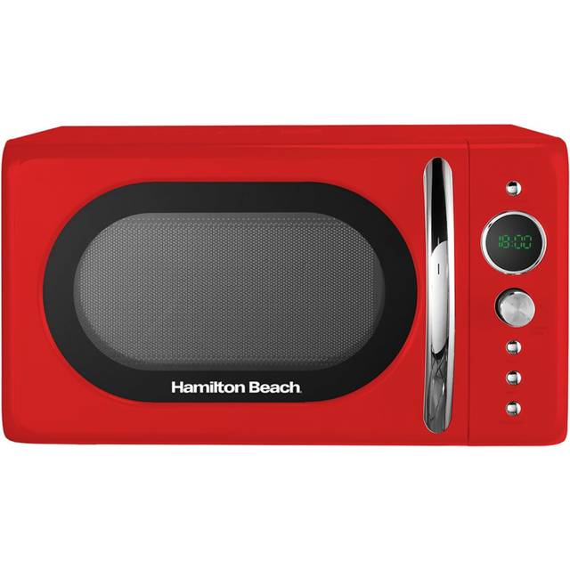 20L Retro Red Microwave - One Size