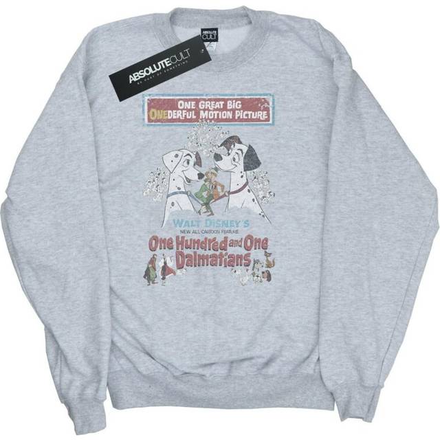 101 Dalmatians Retro Poster Sweatshirt - Grey