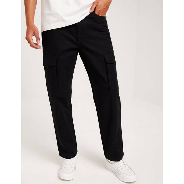 Tommy Jeans Skater Cotton-Canvas Cargo Trousers - W36/L32 - Black