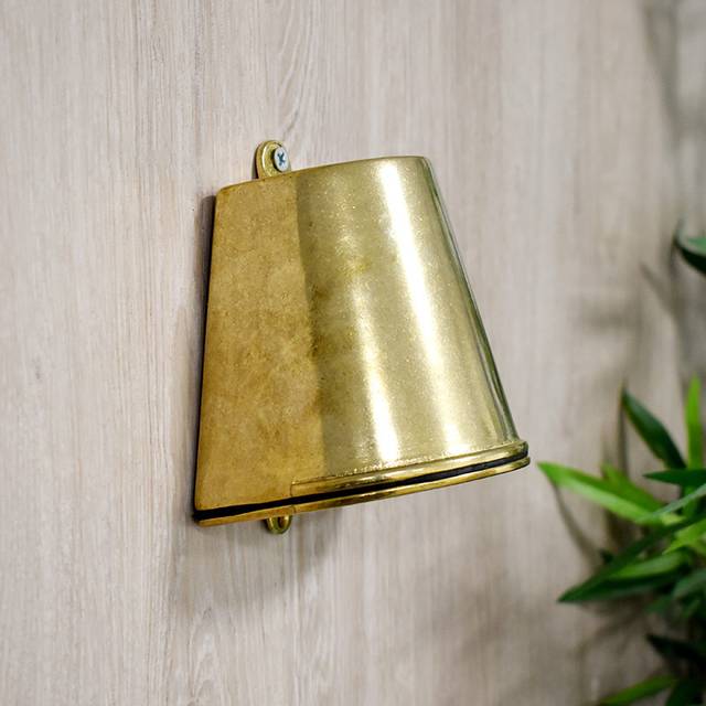 Westport Coastal Anchor Outdoor Wall Light - Brass
