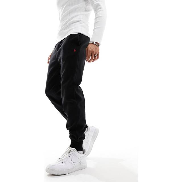 Polo Ralph Lauren Polar Fleece Cuffed Loungewear Pants - Black, Black, Size M, Men