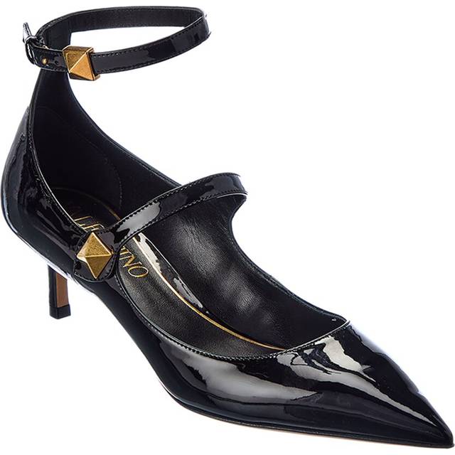 Valentino Roman Stud 50 Patent Pump