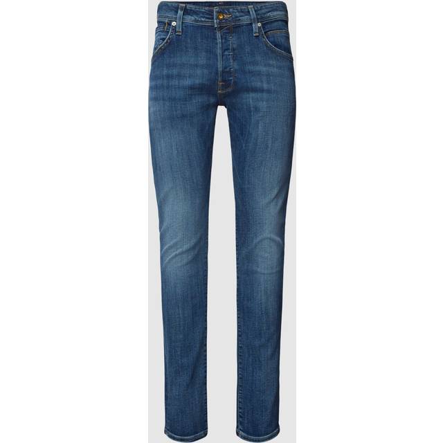 JACK & JONES Jjiglenn Jjfox 50Sps Cb 036 Noos, Blå denim, 33W / 30L
