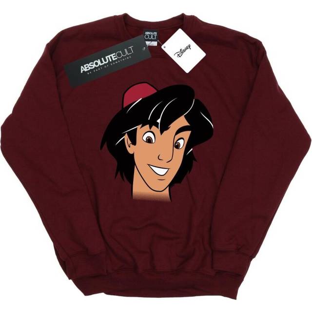 Aladdin Headshot Sweatshirt - Burgundy - XL