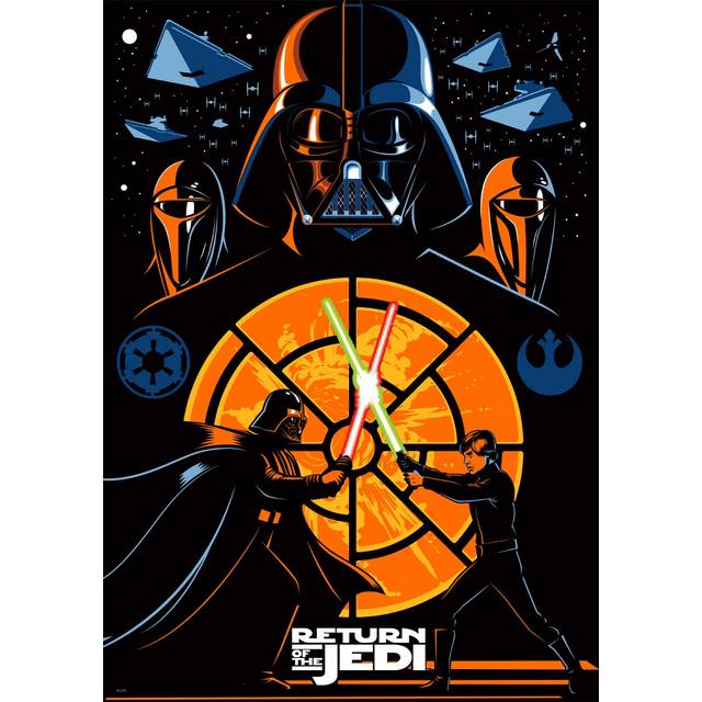 Buffalo Games - Star Wars - The Final Duel - 300 Piece Jigsaw Puzzle for Adults Challenging Puzzle Perfect for Game Nights - Finished Size is 21.25 x