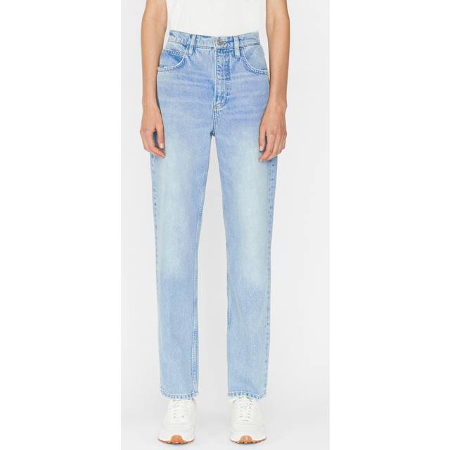 FRAME Blue Le High 'N' Tight Straight Jeans - Open Aire - WAIST US 33
