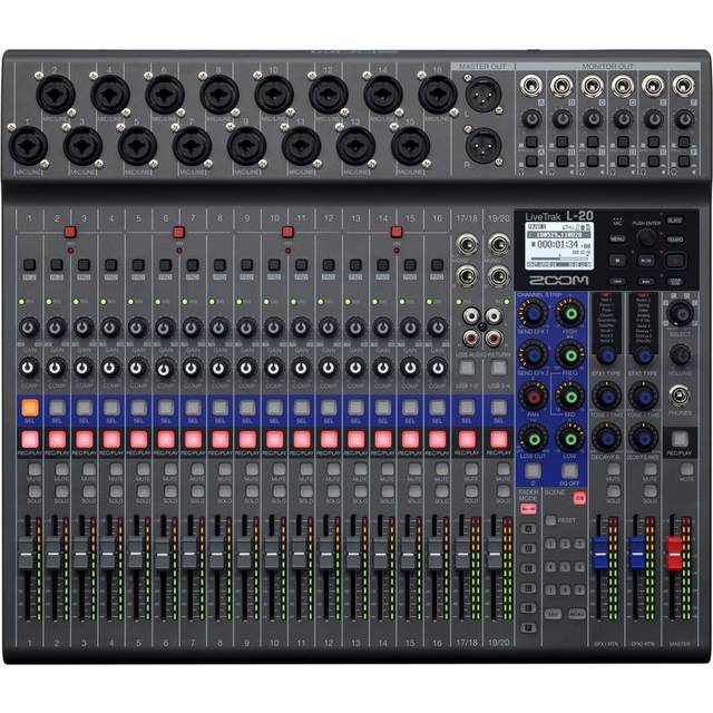 Zoom L-20 LiveTrak - Digital Mixer and Recorder