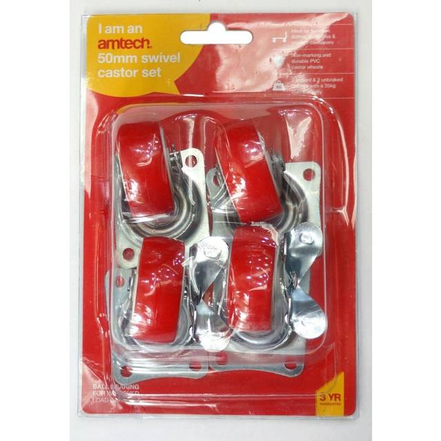 Castor 50mm Swivel Set