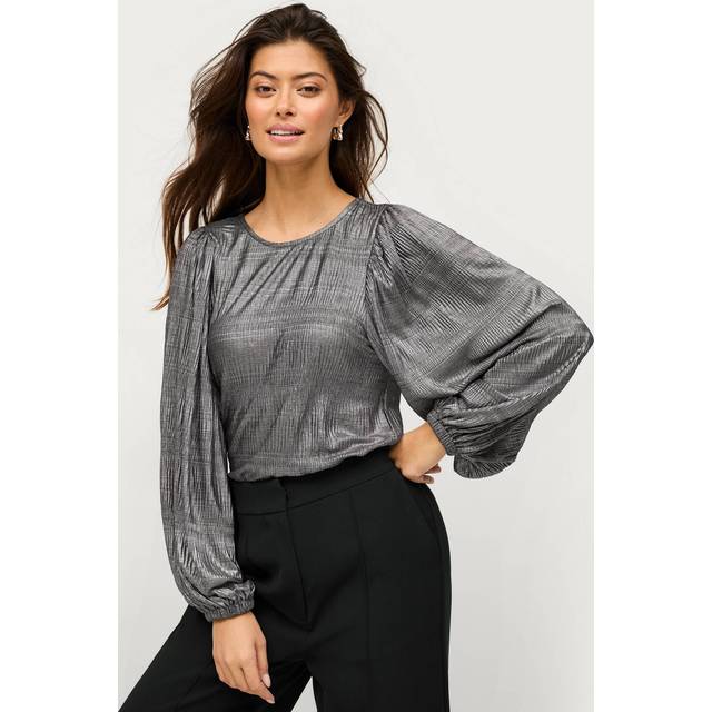Soaked in Luxury - Topp slGemma Blouse - Silver