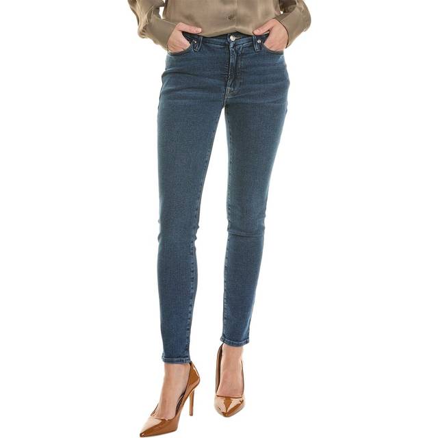 GOOD AMERICAN Good Legs Blue Low-Rise Skinny Jean
