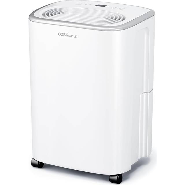 12L Low Energy Dehumidifier with 2.5L Water Tank - White - One Size