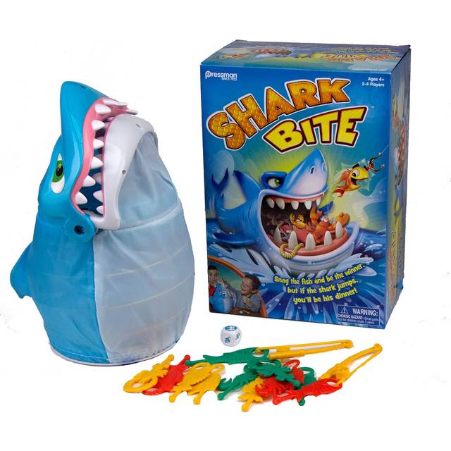 Goliath Games Shark Bite with Bonus Let's Go Fishing Card Game Kids Action Games | For Ages 4+ | For 2-4 players