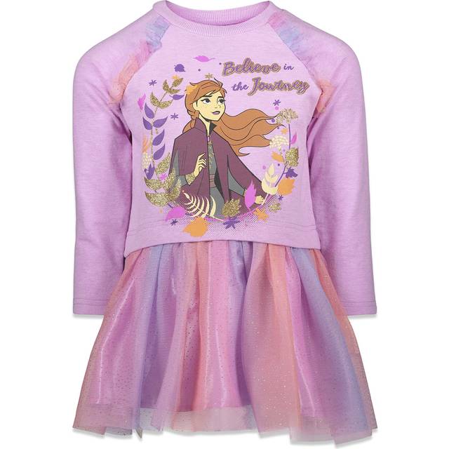 Disney Frozen Princess Anna Toddler Girls Dress MulticoloRed 3T
