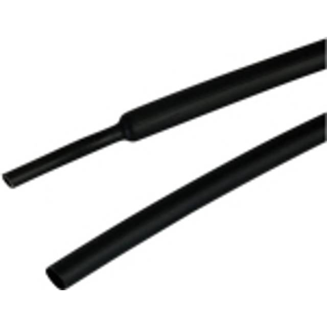 TE Connectivity ATUM-19/6-0 Krympslang med lim Svart 19 mm 6 mm Krympförhållande:3:1 1.2 m