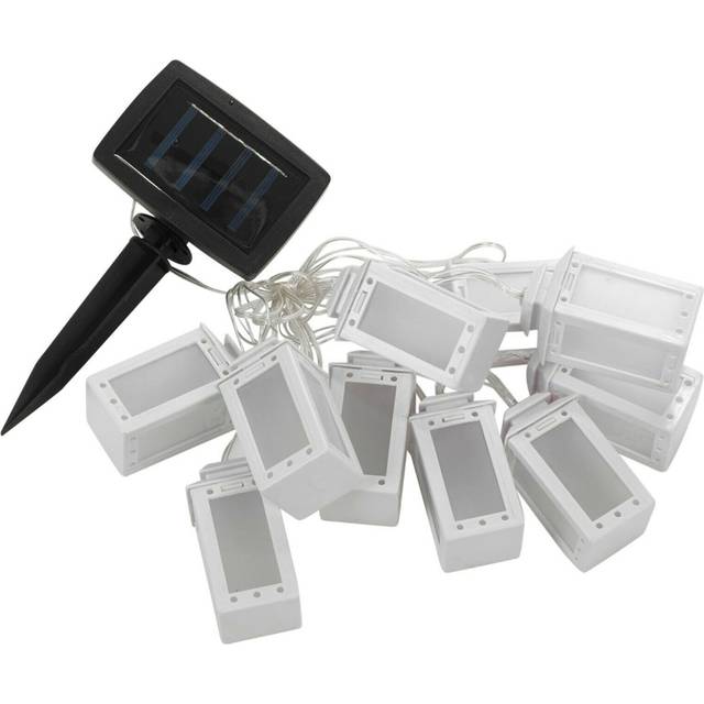 10 Pcs Mini White LED Garden Lanterns